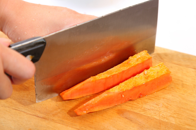 木瓜怎么切圖解 水果這樣切好看 木瓜怎么切圖解 水果這樣切好看