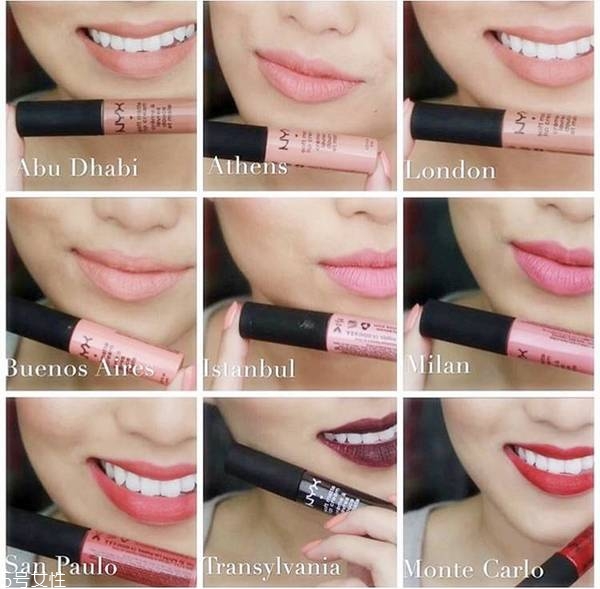 nyx口紅顏色推薦 nyx口紅價(jià)格 nyx口紅顏色推薦 nyx口紅價(jià)格