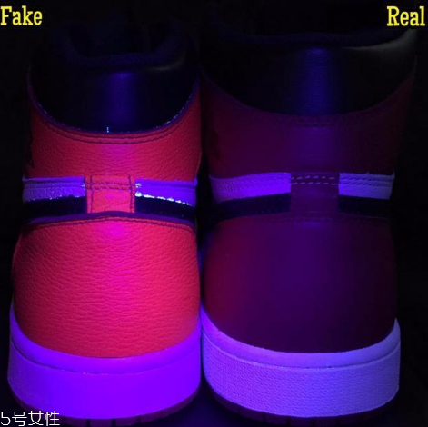 aj1黑紅腳趾真假對比 輕松鑒定aj1黑紅腳趾 aj1黑紅腳趾真假對比 輕松鑒定aj1黑紅腳趾