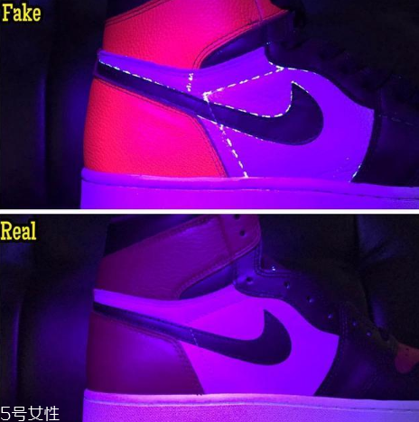 aj1黑紅腳趾真假對比 輕松鑒定aj1黑紅腳趾 aj1黑紅腳趾真假對比 輕松鑒定aj1黑紅腳趾