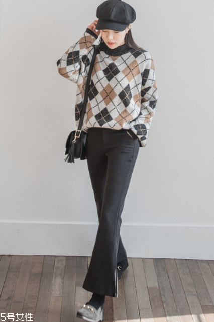格子毛衣怎么搭配？盡顯減齡學(xué)院風(fēng)