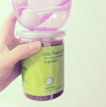 半畝花田海藻面膜怎么用？