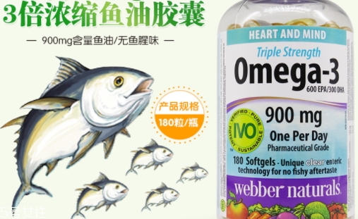 webber naturals魚油怎么吃？3倍濃縮深海魚油