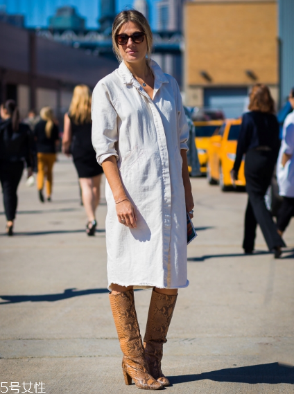 襯衫裙配什么鞋子？玩轉(zhuǎn)春日街頭風(fēng)