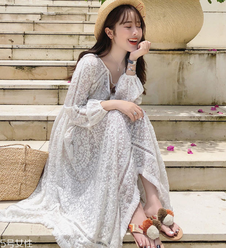 2022新款蕾絲連衣裙？回頭率超高的仙女裙