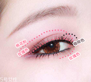 桃花妝用什么眼影好？3重色彩打造迷人眼妝