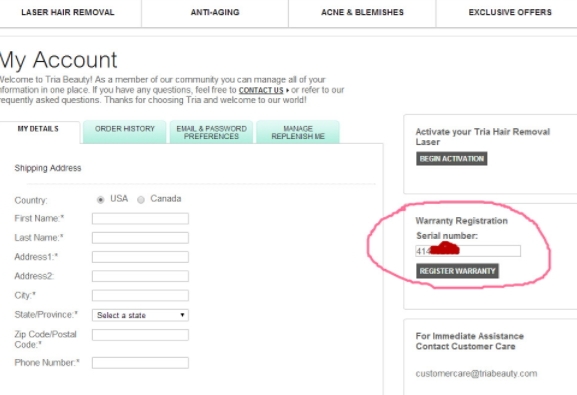 tria激光美容儀怎么激活？