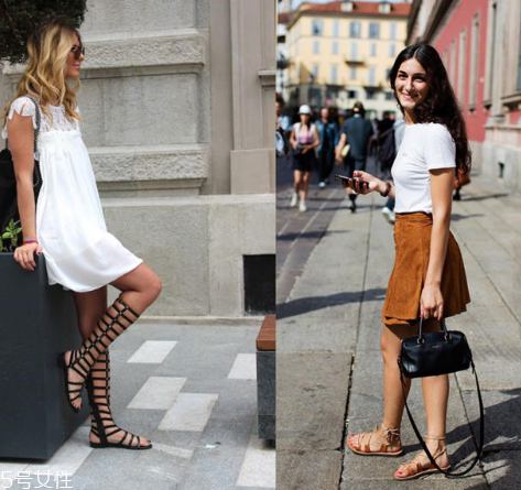 綁帶鞋怎么搭配？秒變街拍女神