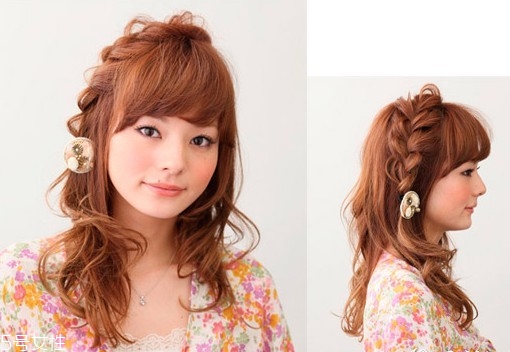 韓式女生短發(fā)扎法教程 百變發(fā)型扎法 韓式女生短發(fā)扎法教程 百變發(fā)型扎法