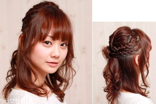 韓式女生短發(fā)扎法教程 百變發(fā)型扎法 韓式女生短發(fā)扎法教程 百變發(fā)型扎法