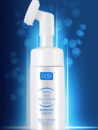 牧妍氨基酸洗面奶怎么用？自帶刷頭的洗面奶