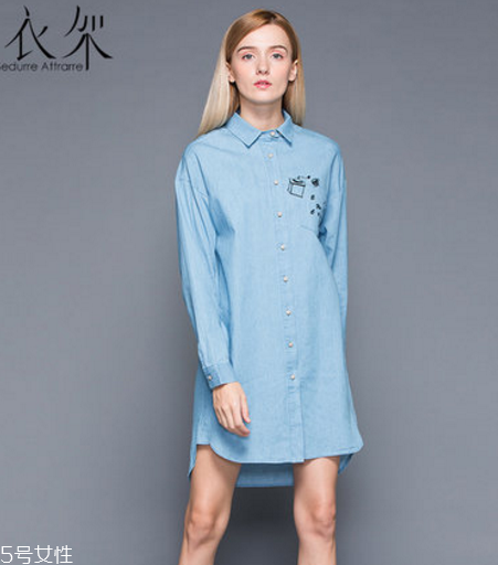 中長款襯衫怎么搭配？中長款襯衫搭配技巧