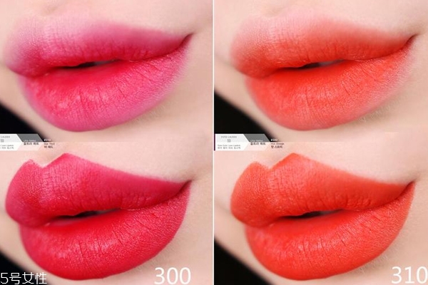 雅詩蘭黛戀愛300和310哪個(gè)好 300和310對(duì)比試色 雅詩蘭黛戀愛300和310哪個(gè)好 300和310對(duì)比試色