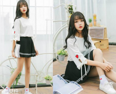 白色t恤配什么裙子？白色t恤搭配裙子圖片