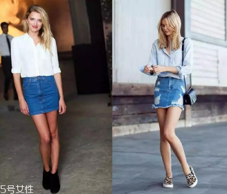 牛仔半身裙怎么搭配？牛仔半身裙搭配技巧