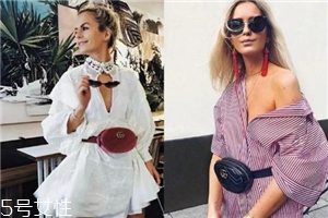 腰包怎么背更時(shí)尚？腰包時(shí)尚背法圖片