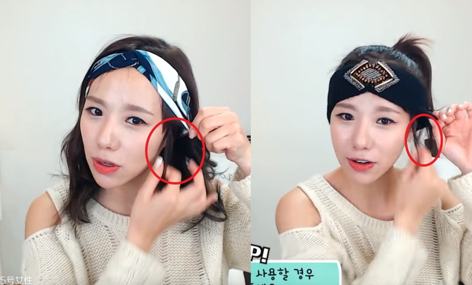 發(fā)帶的戴法 發(fā)帶與臉型的搭配 發(fā)帶的戴法 發(fā)帶與臉型的搭配