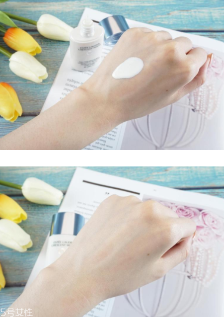 雅詩蘭黛晶透沁白防曬搖搖乳成膜快嗎？適合油痘皮嗎？