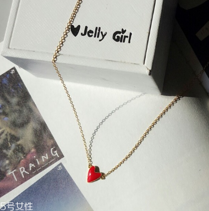 jelly girl愛(ài)心琺瑯項(xiàng)鏈多少錢(qián)_在哪買(mǎi)？