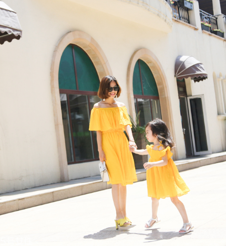 夏天母女裝怎么搭配？夏季母女裝搭配圖片