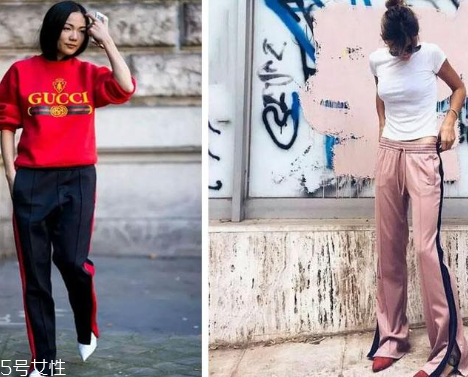 開叉褲子搭配什么上衣？開叉褲子搭配圖片