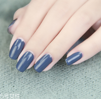 霧霾藍指甲圖片 霧霾藍美甲樣式大全 霧霾藍指甲圖片 霧霾藍美甲樣式大全