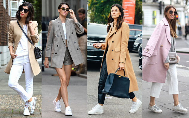 女生小白鞋搭配衣服圖片 女生小白鞋搭配衣服圖片