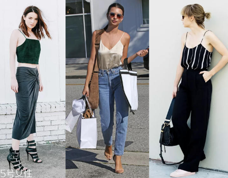 吊帶怎么搭配？吊帶搭配圖片