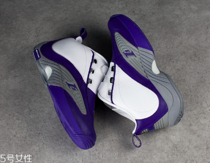 reebok answer 4白紫開箱測評 銳步答案4白紫細節(jié)圖