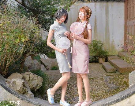 中國風連衣裙怎么搭配？中國風連衣裙搭配圖片