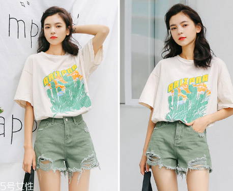 夏天穿什么t恤好看？夏季t恤穿搭圖片