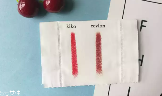 kiko和revlon口紅哪個好 kiko和revlon口紅對比測試 kiko和revlon口紅哪個好 kiko和revlon口紅對比測試