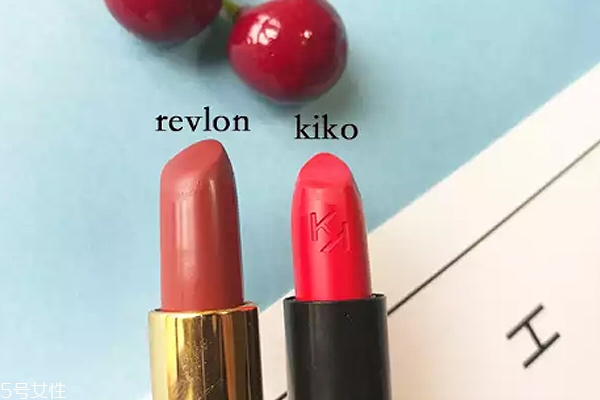kiko和revlon口紅哪個(gè)好 kiko和revlon口紅對比測試