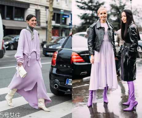 夏天穿紫色好看嗎？夏季紫色穿搭圖片