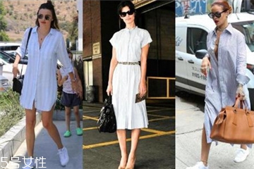 夏天穿什么襯衫裙好看？夏天流行什么款式襯衫裙？