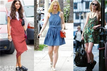 夏天穿吊帶裙怎么搭配？夏季吊帶裙搭配圖片