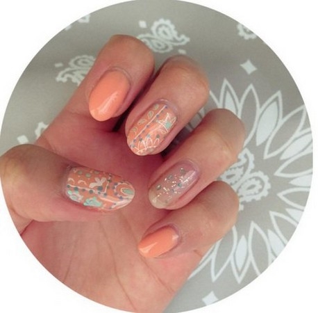 哈密瓜色美甲是什么樣的 哈密瓜色指甲油怎么搭配好看 哈密瓜色美甲是什么樣的 哈密瓜色指甲油怎么搭配好看