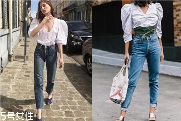 夏天穿泡泡袖好看嗎？夏季泡泡袖穿搭圖片