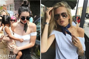 今年夏天流行什么樣的一字肩上衣？一字肩上衣穿搭圖片