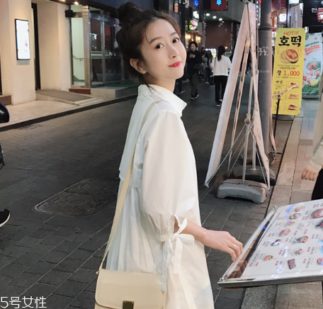 襯衫裙怎么穿好看？襯衫裙穿搭圖片