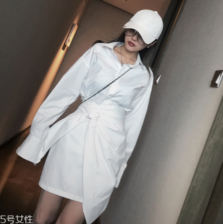 襯衫裙怎么穿好看？襯衫裙穿搭圖片