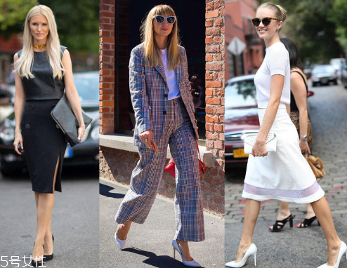 尖頭高跟鞋怎么搭配？尖頭高跟鞋搭配圖片