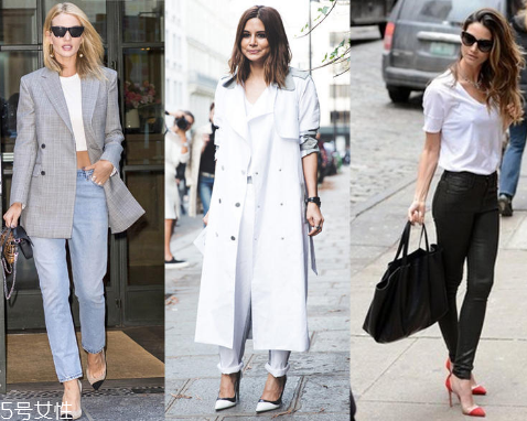 尖頭高跟鞋怎么搭配？尖頭高跟鞋搭配圖片
