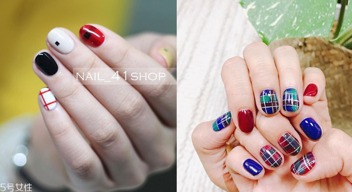 幾何圖案美甲圖片2022 永不落伍的幾何美甲 幾何圖案美甲圖片2022 永不落伍的幾何美甲