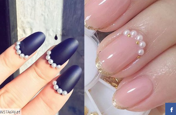 2018珍珠美甲最新圖片 華麗氣質(zhì)14款珍珠美甲 2018珍珠美甲最新圖片 華麗氣質(zhì)14款珍珠美甲