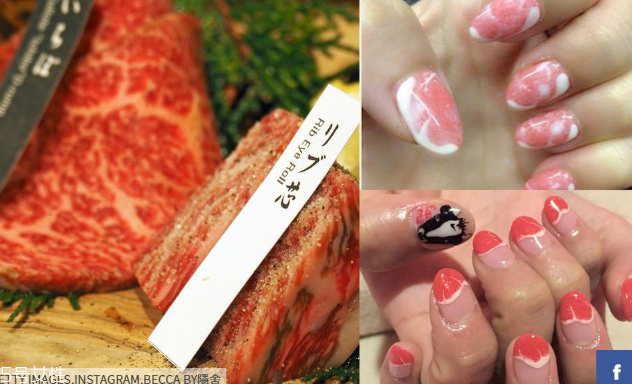 食物圖案美甲大全 壽司燒肉美甲治愈不開(kāi)心