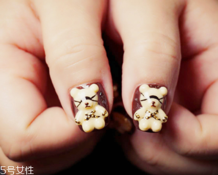 食物圖案美甲大全 壽司燒肉美甲治愈不開(kāi)心