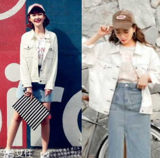 白色牛仔短外套里面配什么衣服 白色牛仔短外套怎么搭配 白色牛仔短外套里面配什么衣服 白色牛仔短外套怎么搭配