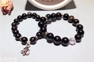 黑曜石手鏈怎么看真假？黑曜石手鏈真假鑒定