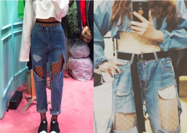 漁網(wǎng)襪搭配圖片 四種漁網(wǎng)襪流行穿法 漁網(wǎng)襪搭配圖片 四種漁網(wǎng)襪流行穿法